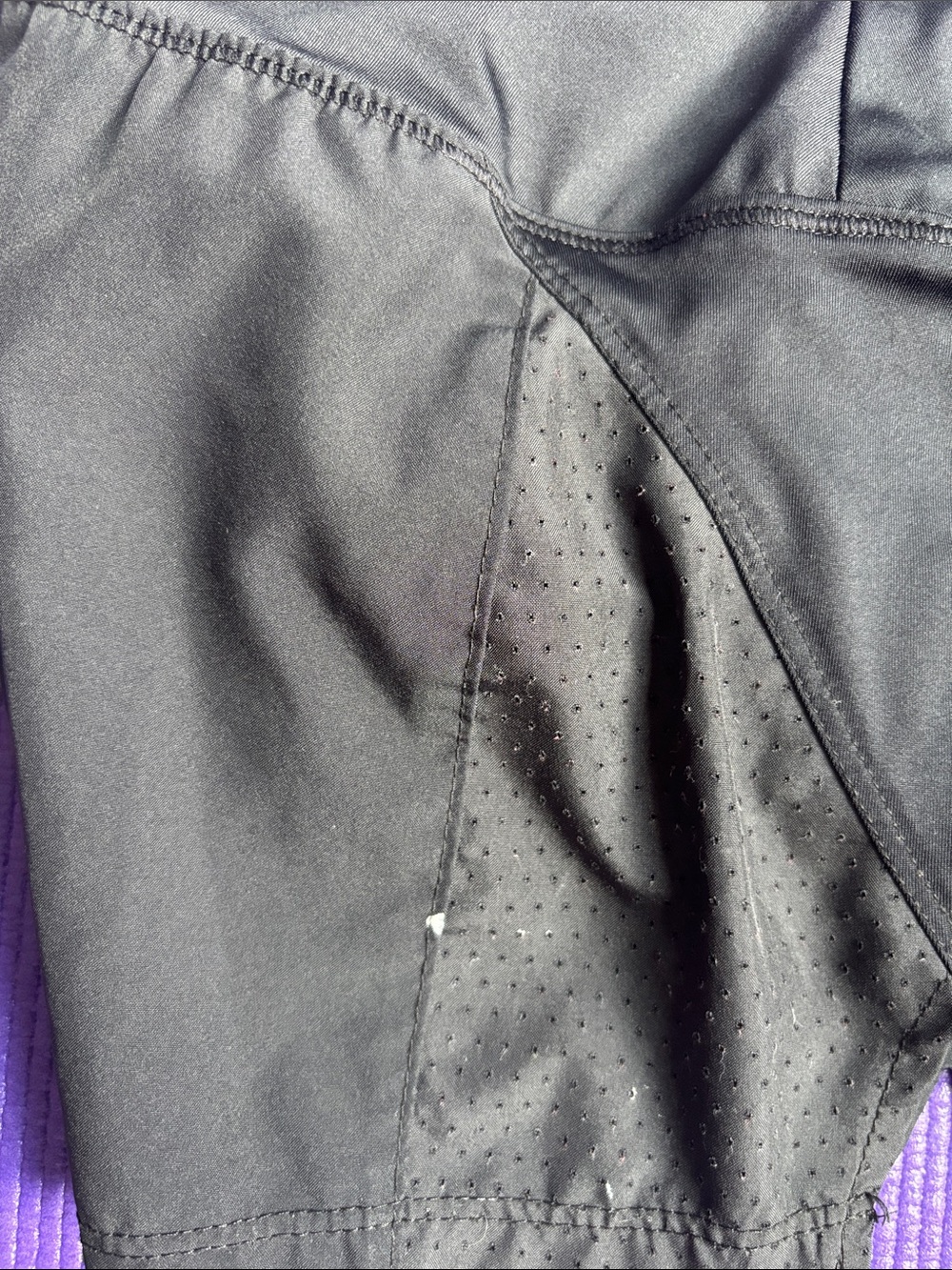 Nike Women's Running Shorts with Silver Swoosh - Picture 6 of 7